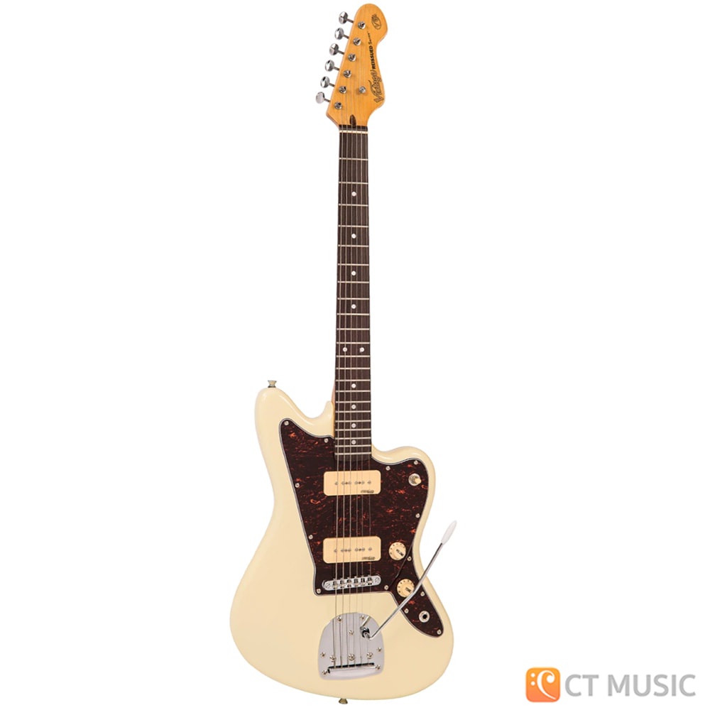 Vintage V65 ReIssued Vibrato Electric Guitar Vintage White กีตาร์ไฟฟ้า