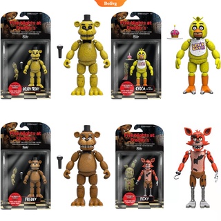 ของเล่นตุ๊กตาฟิกเกอร์ Game FNAF Bonnie Foxy Fazbear Bear Five Night เหมาะกับของขวัญวันเกิด สําหรับเด็ก