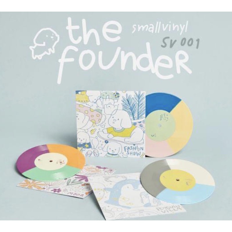 แผ่นเสียง limited จาก Smallroom The Founder (SmallVinyl 001)