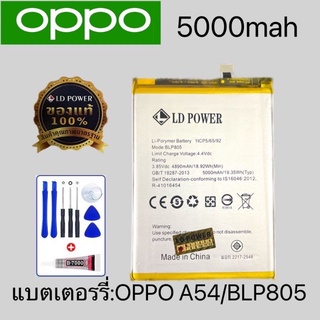 แบตเตอรี่โทรศัพท์ OPPO A54.BLP805👉🏻รับประกัน1 ปี(แถมไขควงกาว)