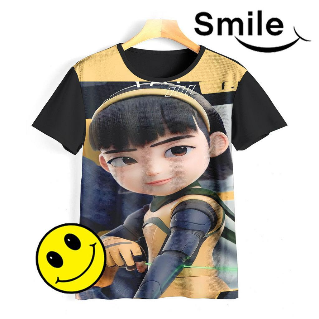 Ejen Alicia Kids T-Shirt 3D Ejen Alicia Hero Ejen Ali 02EAC007 สําหรับเด็กอายุ 1-12 ปี - SmileyArea