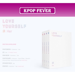 BTS - LOVE YOURSELF HER ALBUM CD PHOTOBOOK PHOTOCARD SEALED