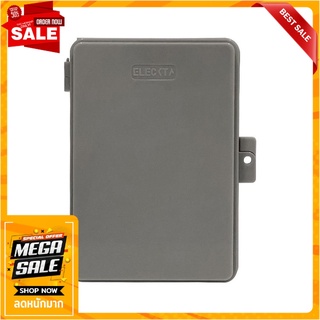 ตู้กันน้ำฝาทึบ ELECKTA 4x6 นิ้ว สีเทา ตู้กันน้ำ WATERPROOF ELECTRICAL ENCLOSURE ELECKTA 4X6" GREY