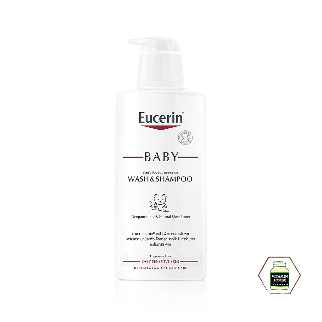 Eucerin Baby wash & Shampoo 400 ml