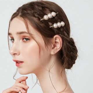 Miniglam Lolita Double Pearl Hair Clip Set เซ็ตกิ๊บติดผมมุกสีทอง