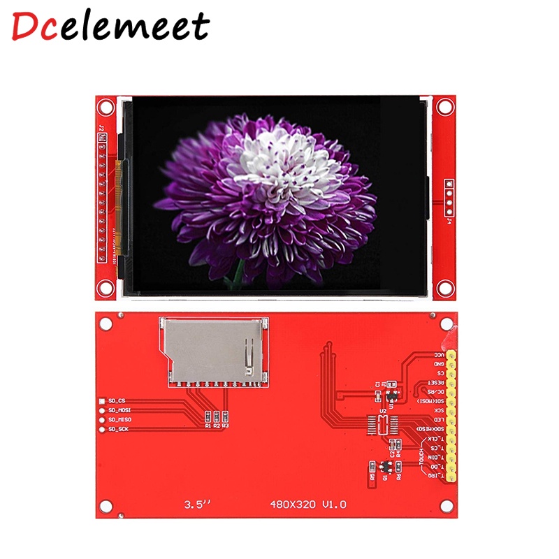 3.5Inch 480*320 SPI Serial TFT LCD Module Display Screen with Touch Panel Driver IC ILI9488 Support Capacitive Touch For
