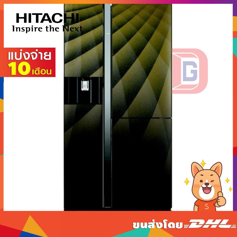 HITACHI ตู้เย็น 3ประตู 21.1คิว สีไดมอนด์ รุ่น R-M600AGP4THX DIA (8274)