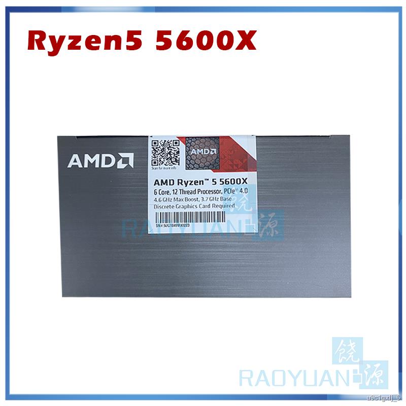 New Amd Ryzen 5 5600x R5 5600x 3 7 Ghz Six Core Twelve Thread 65w Cpu Processor L3 32m 100 Socket Am4 With Coo Shopee Thailand