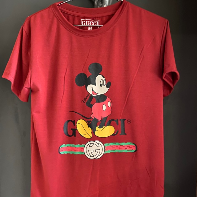 เสื้อยืด Gicci Micky Mouse ของใหม่ เนื้อผ้านุ่มใส่สบาย ขายเท ซื้อมาใส่ไม่ได้