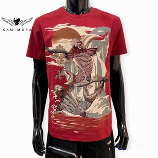 KAMIMURA เสื้อยืด รุ่น TS-2209-OL-KK7002