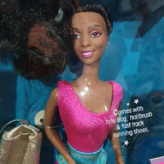 FLO JO Florence Griffith Joyner DOLL  1989 Let Your Dream Run Free Ljn toys **กล่องไม่สวย**