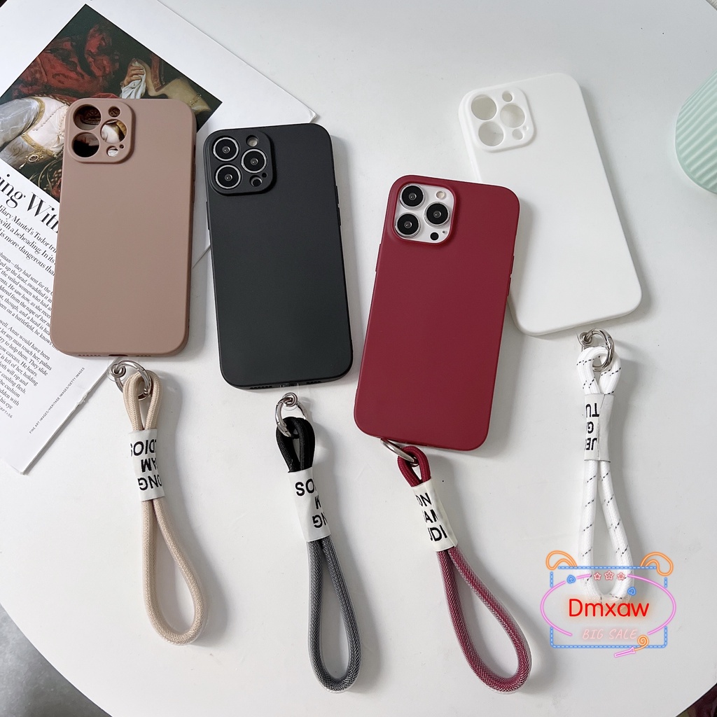 เคสโทรศัพท์มือถือ TPU แบบนิ่ม ป้องกันการสูญหาย พร้อมสายคล้อง สีแคนดี้ สําหรับ Samsung Galaxy Note 9 8 A7 A6 Plus A6+ 2018 A5 2017 - รูปที่ 5