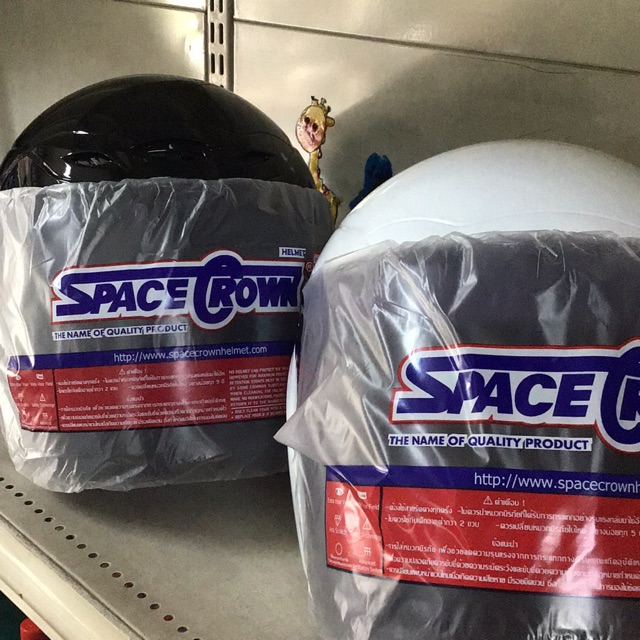 หมวกกันน็อค space crown แบบเต็มใบเปิดหน้า