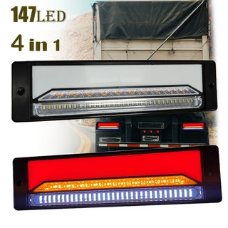 【Good_luck1】12/24V LED tail light truck Trailer Rear Brake Reverse Turn Lamp Indicator Tail Lights