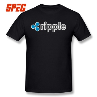 Fsd11ew2e เสื้อยืดผ้าฝ้าย พิมพ์ลาย Gikistore Ripple Xrp Crypto Coin Cryptocurrencies สําหรับผู้ชาย RT645E65TER13721