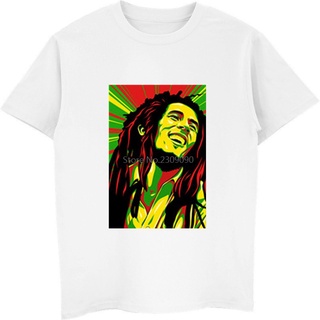 T-shirt  ใหม่ เสื้อยืดแขนสั้น ผ้าฝ้าย พิมพ์ลาย Reggae Hand BOB MARLEY แฟชั่นยอดนิยม สําหรับผู้ชายS-5XL