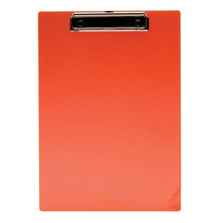 คลิปบอร์ด A4 สีส้มใส โรบิน R21 Clipboard A4 Transparent orange color Robin R21