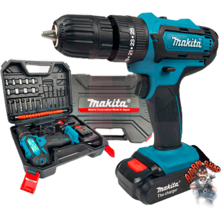 Makita สว่านไร้สาย สว่าน สว่านกระแทก 3 ระบบ 139V ชุดสว่าน *เจาะกระแทกได้* รุ่นใหม่! แบตเตอรี่ ลิเธียมไอออน