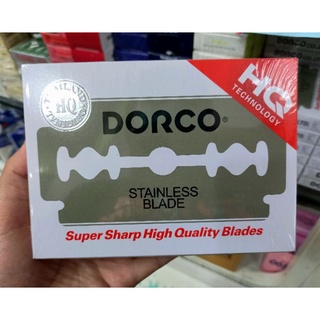 DORCO STAINLESS BLADE ดองโก้ ใบมีดโกน 2 คม แพ็ค 100 ใบ