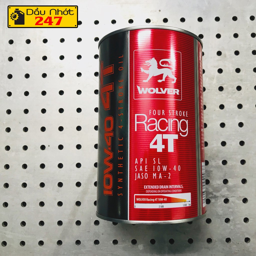 Wolver Racing 10w40 1L น้ํามันหล่อลื่น