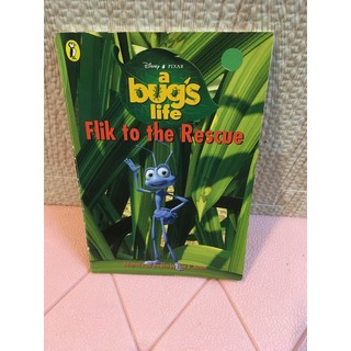 a bugs life Flik to the Rescue ปกอ่อนเล่มบาง (มือสอง)