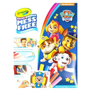 Artwork COLOR WONDER MESS-FREE COLORING SET CRAYOLA PAW PATROL Stationary equipment Home use งานศิลปะ ชุดสมุดระบายสีคัลเ