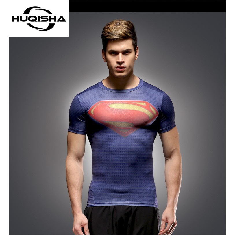 T-Shirts 170 บาท เสื้อยืดแขนสั้นพิมพ์ลาย Marvel Superhero 3 มิติแฟชั่นฤดูร้อนสําหรับผู้ชาย Men Clothes