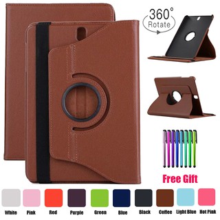 เคสสำหรับเคสหนังแบบหมุนได้ 360 องศาสําหรับ Samsung Galaxy Tab S 3 T 820 T 825