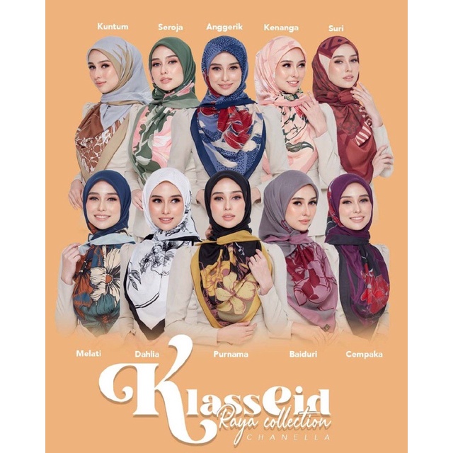 ซื้อ 1 ฟรี 1 FAREHA RAYA COLLECTION BAWAL CHANELLA.BAK SE