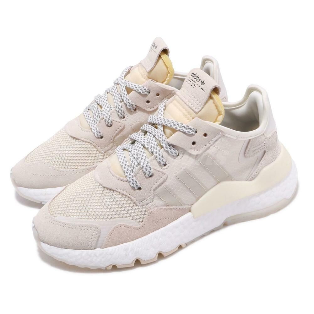 adidas nite jogger chalk white