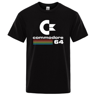 T-shirt  เสื้อยืด พิมพ์ลาย Commodore 64 T C64 Sid Amiga สไตล์เรโทร สําหรับผู้ชาย 2022S-5XL