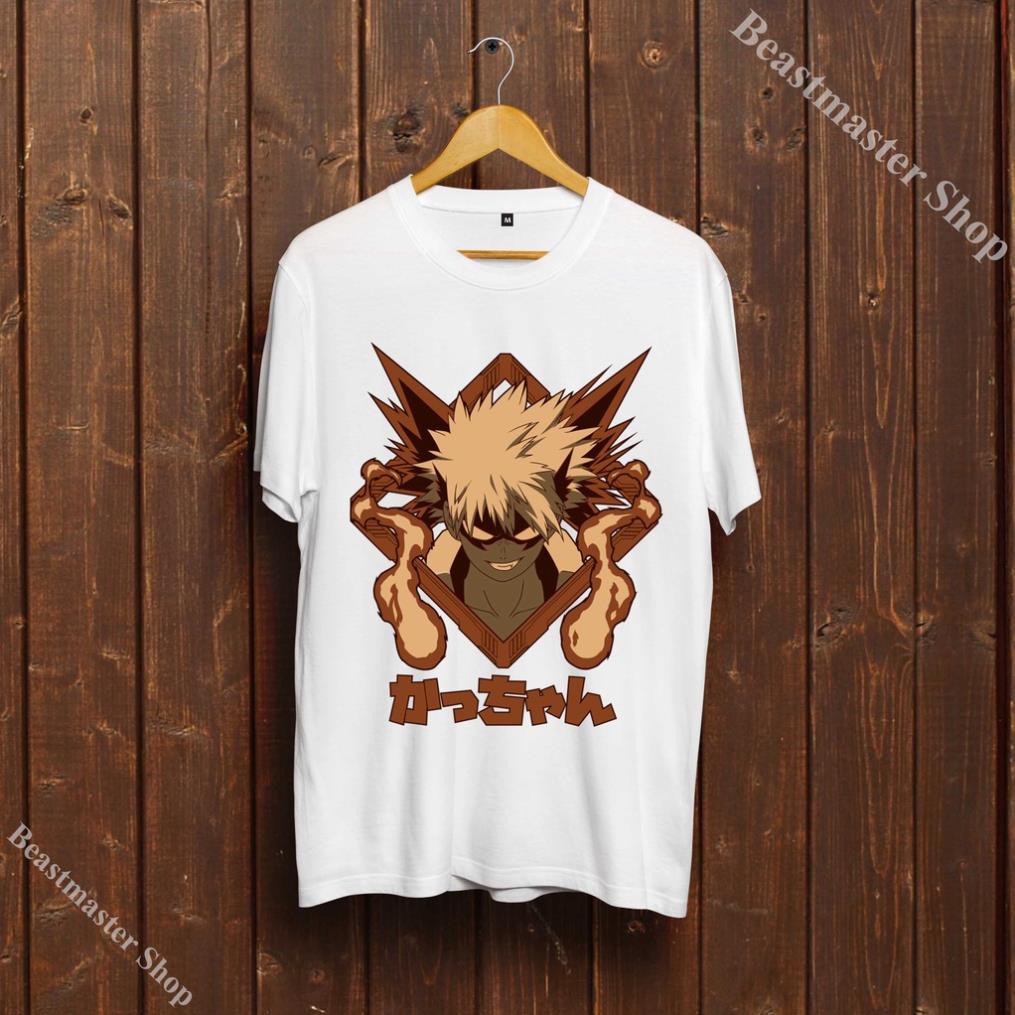 เสื้อ Katsuki Bakugou Unisex - Unisex My Hero Academia - เสื้อยืดบุคลิกภาพ Katsuki Bakugou - MHA-037