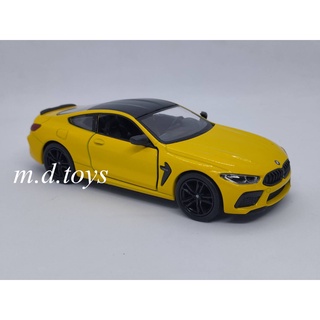 รถโมเดลเหล็ก BMW M8 Competition Coupe 1/38