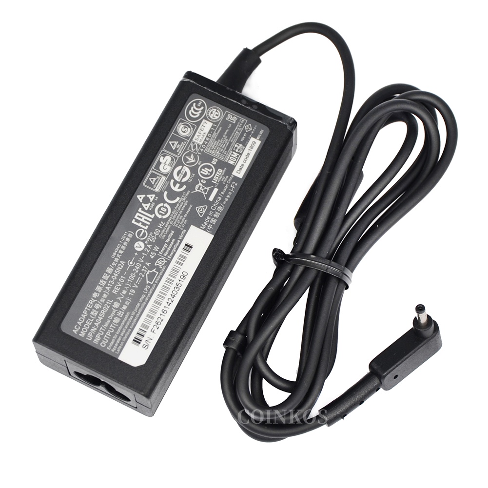 PA-1450-26 Power Adapter 45W 19V 2.37A Laptop AC Charger for Acer AK.045AP.061 ADP-45HE B A13-045N2A