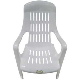 Chair table SPRING SUKSABAI FT-234 WHITE 4LEGS CHAIR Outdoor furniture Garden decoration accessories โต๊ะ เก้าอี้ เก้าอี