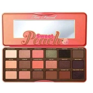 tooface sweet peach palette