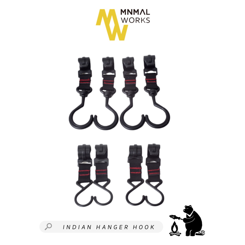 ตะขอ/ห่วงแขวนสิ่งของอเนกประสงค์ Indian Hanger Hook - Minimal Works