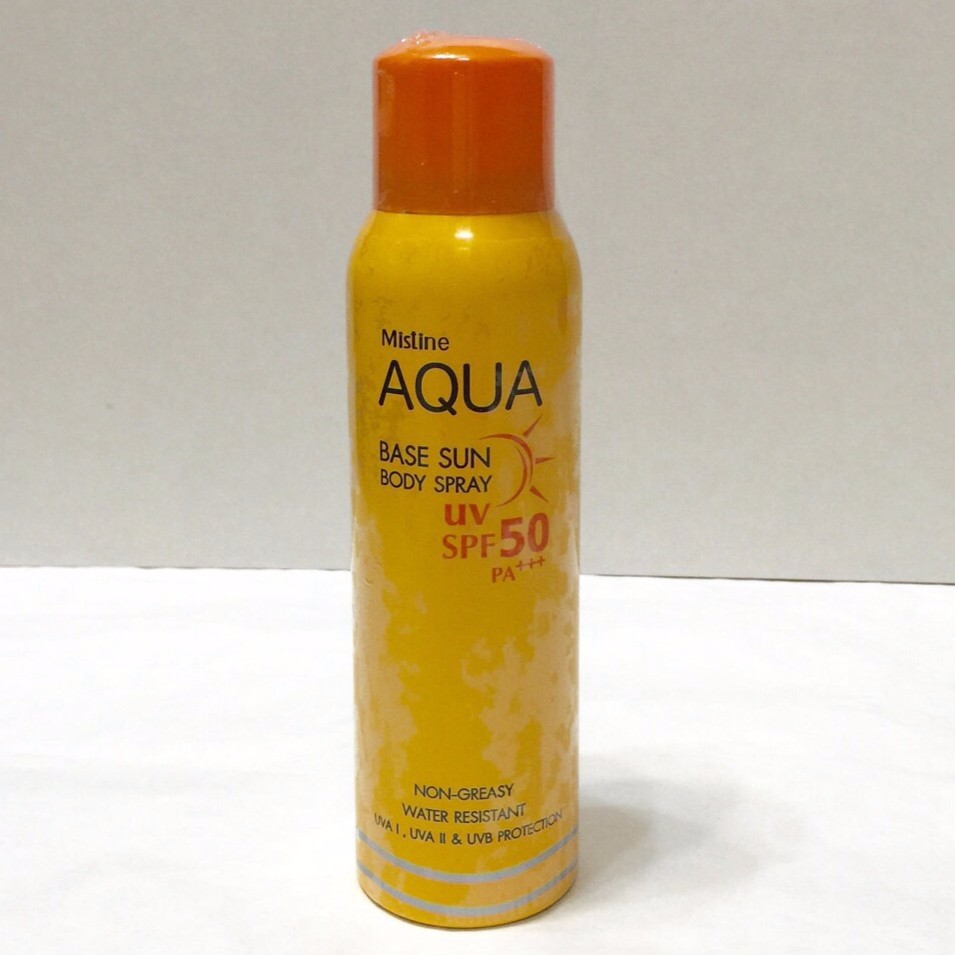 Mistine Aqua Base Sun Body Spray 100 ml  สเปร์กันแดดมีสทีน