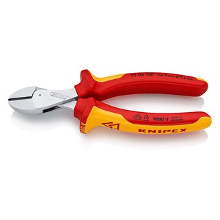 Knipex คีมปากเฉียงผ่อนแรง X-cut ด้ามกันไฟ1000V รุ่น 7306160