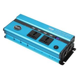 ตัวแปลงไฟรถ ให้เป็นไฟบ้าน Car Smart Power Inverter 1000w DC 12V to AC 220V 50Hz w/4 USB Ports 2 AC 2DC Outlets