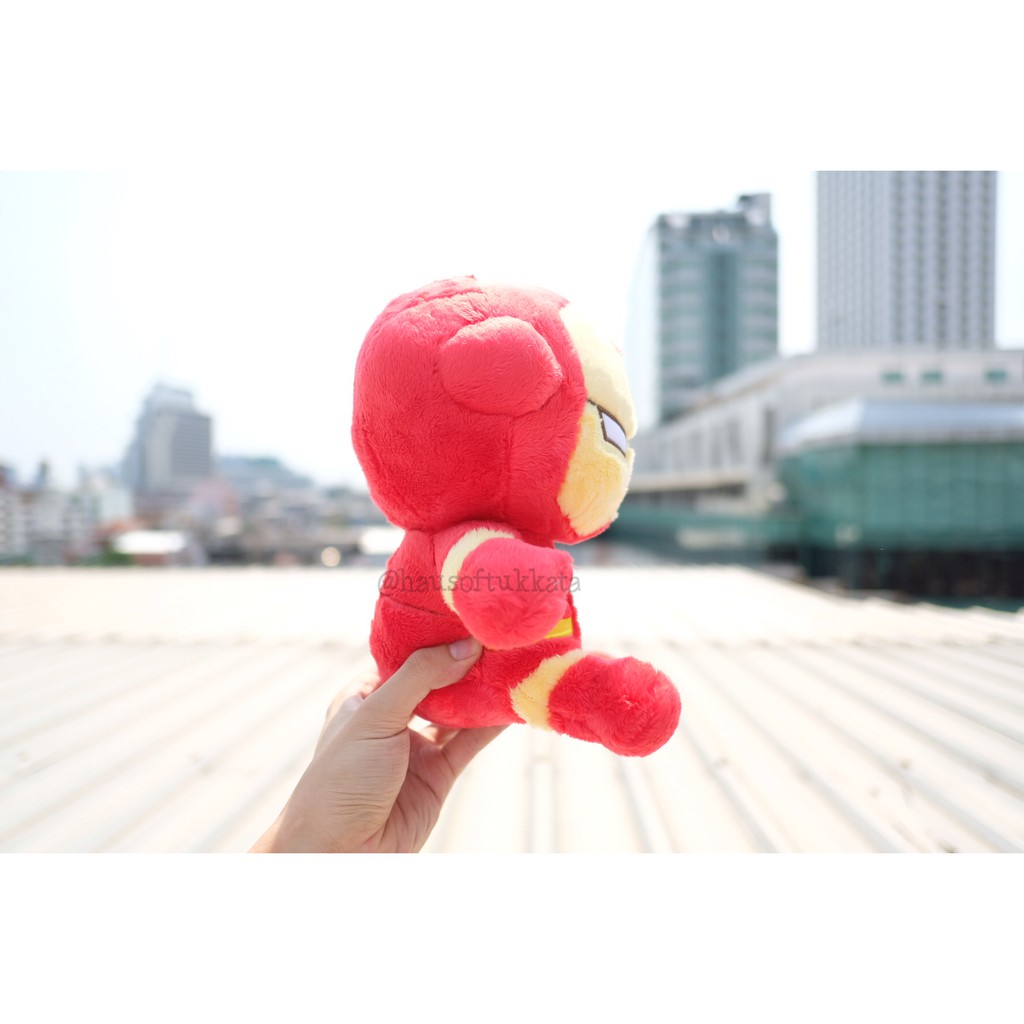 ตุ๊กตา Ironman ไอรอนแมน & Captain America กัปตันอเมริกา & Spiderman สไปเดอร์แมน ผ้าขน ท่านั่ง 9นิ้ว Marvel มาร์เวล ราคา ถูกที่สุด ดีลบีเคเค แกลเลอรีภาพที่ 2