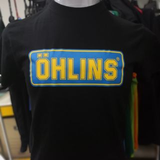 Ohlins เสื้อยืดคอกลม หมวก