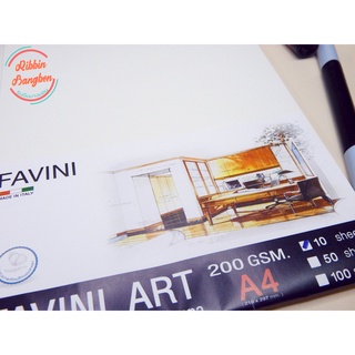 กระดาษ100ปอนด์หยาบ A4 FAVINI กระดาษวาดรูป กระดาษทำศิลปะ