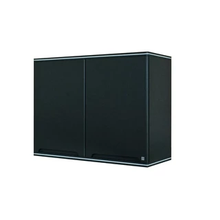King Platinum ตู้แขวนคู่ รุ่นเคิร์ฟ ขนาด 90x67.8x34 ซม. สีเทา
