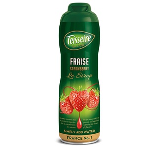 Teisseire Strawberry syrup 60cl / ไซรัป เตสแซร์ กลิ่นสตรอเบอร์รี่