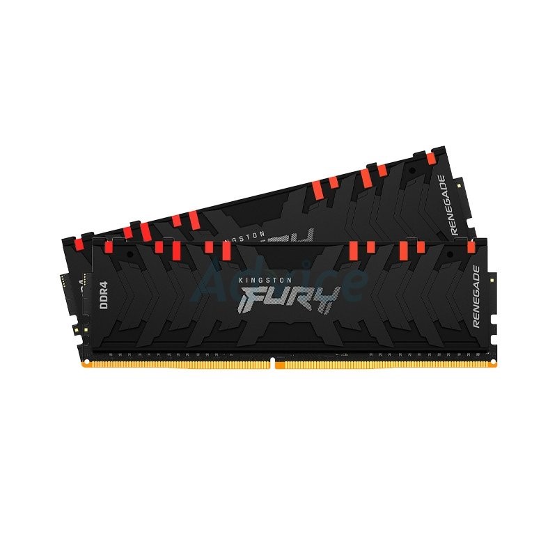 แรม PC RAM DDR4(3200) 16GB (8GBX2) KINGSTON FURY RENEGADE RGB (KF432C16RBAK2/16) แรมคอมพิวเตอร์ PC ป