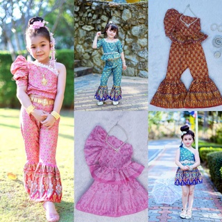 #k #in คอลชุดไทยสวยๆพร้อมส่งจ้า #ชุดไทยเด็กผู้หญิง