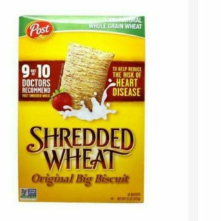 🔥ยอดนิยม!! Post Shredded Wheat Original Cereal425กรัม คุณภาพระดับพรีเมี่ยม