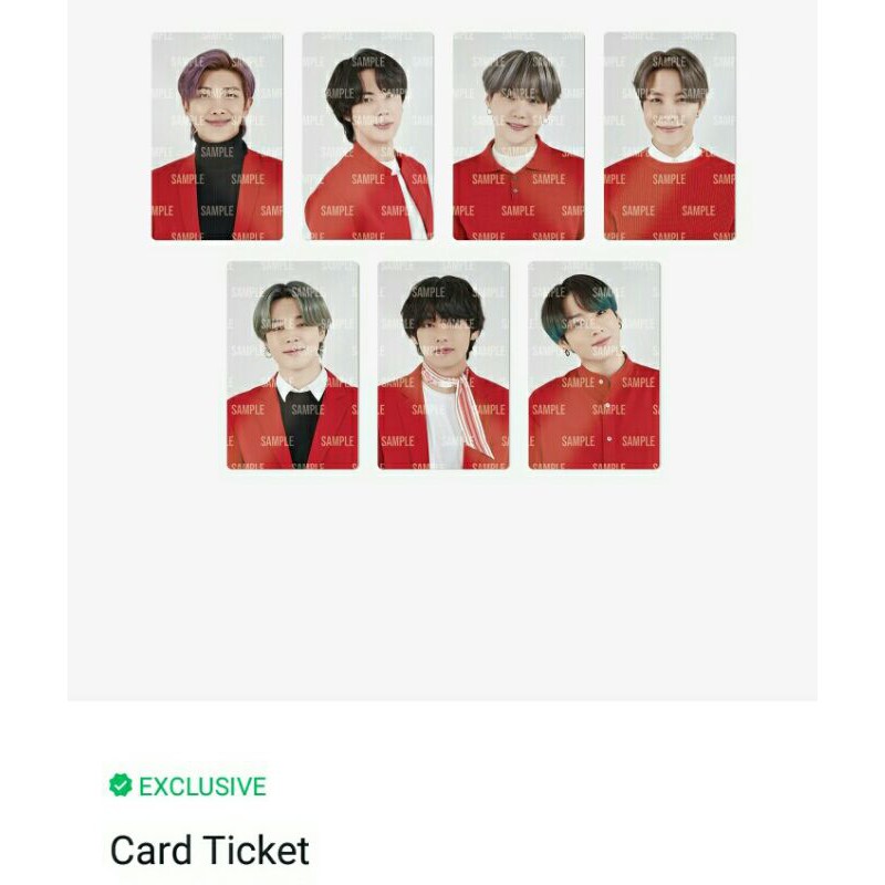 พร้อมส่ง การ์ดbts one กดจากเว็บweverse