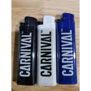 [พร้อมส่ง​ ของแท้100%] Carnival Lighter Black, White, Blue ไฟแช็ค Carnival